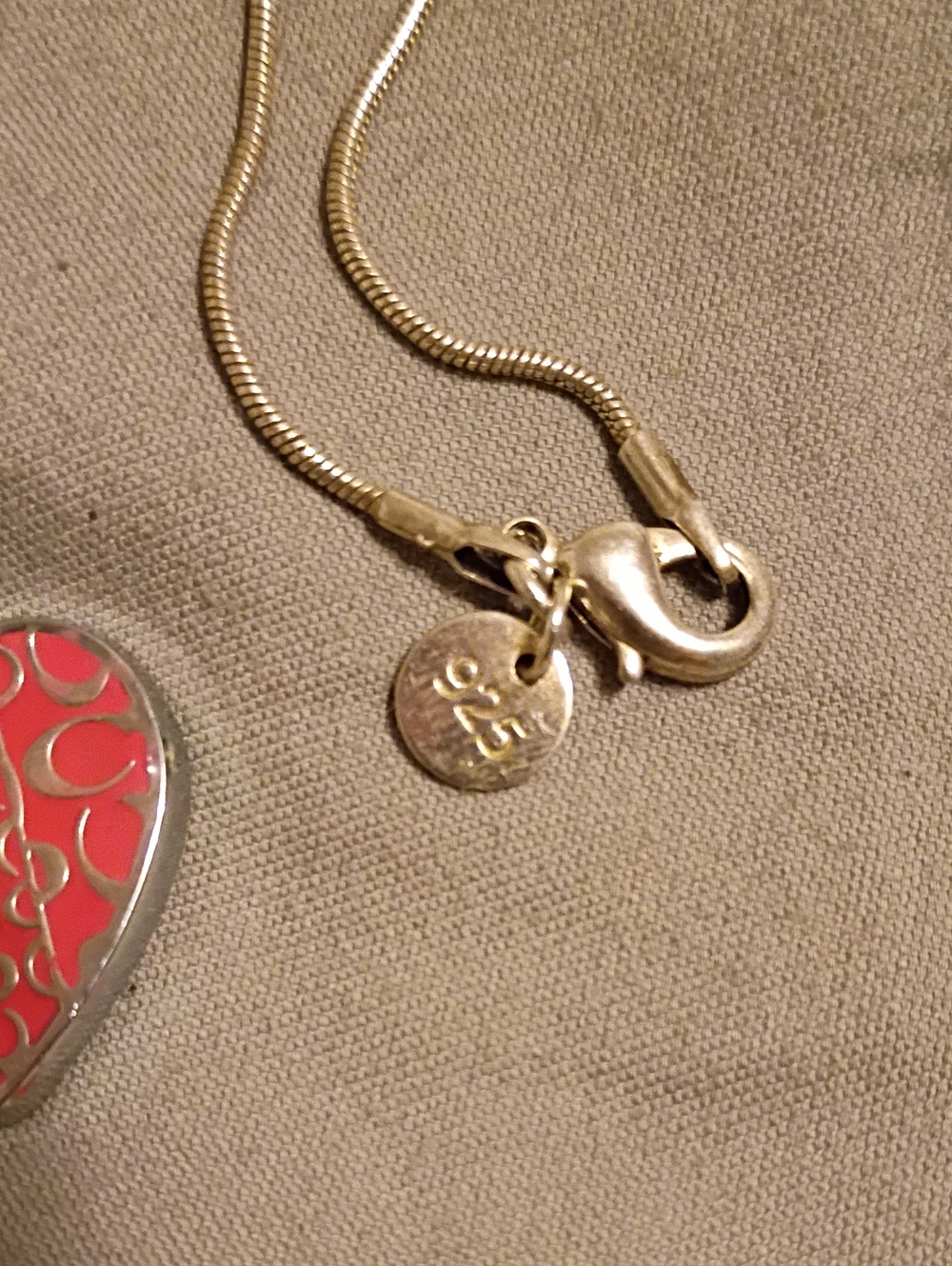 Coach Pink Heart Charm Bracelet - Picture 5 of 7